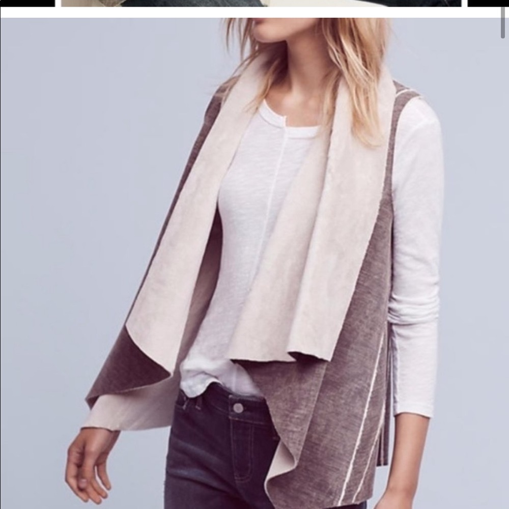 Anthropologie Amadi Kandy Sherpa Vest S
